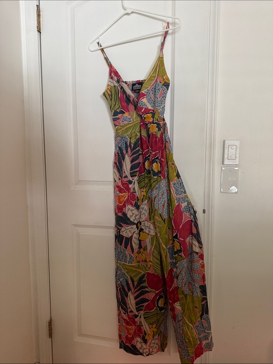 Angie Pants - Angie Tropical Floral Jumpsuit